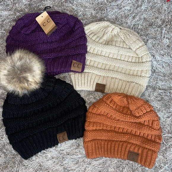 C.C Accessories - C.C Beanie Bundle of 4 (1 NWT )